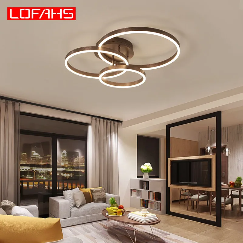 

LOFAHS Modern Chandelier Lighting Lustre Led Lamp For Living Room Bedroom Contemporary Led Ceiling Chandelier Lighting