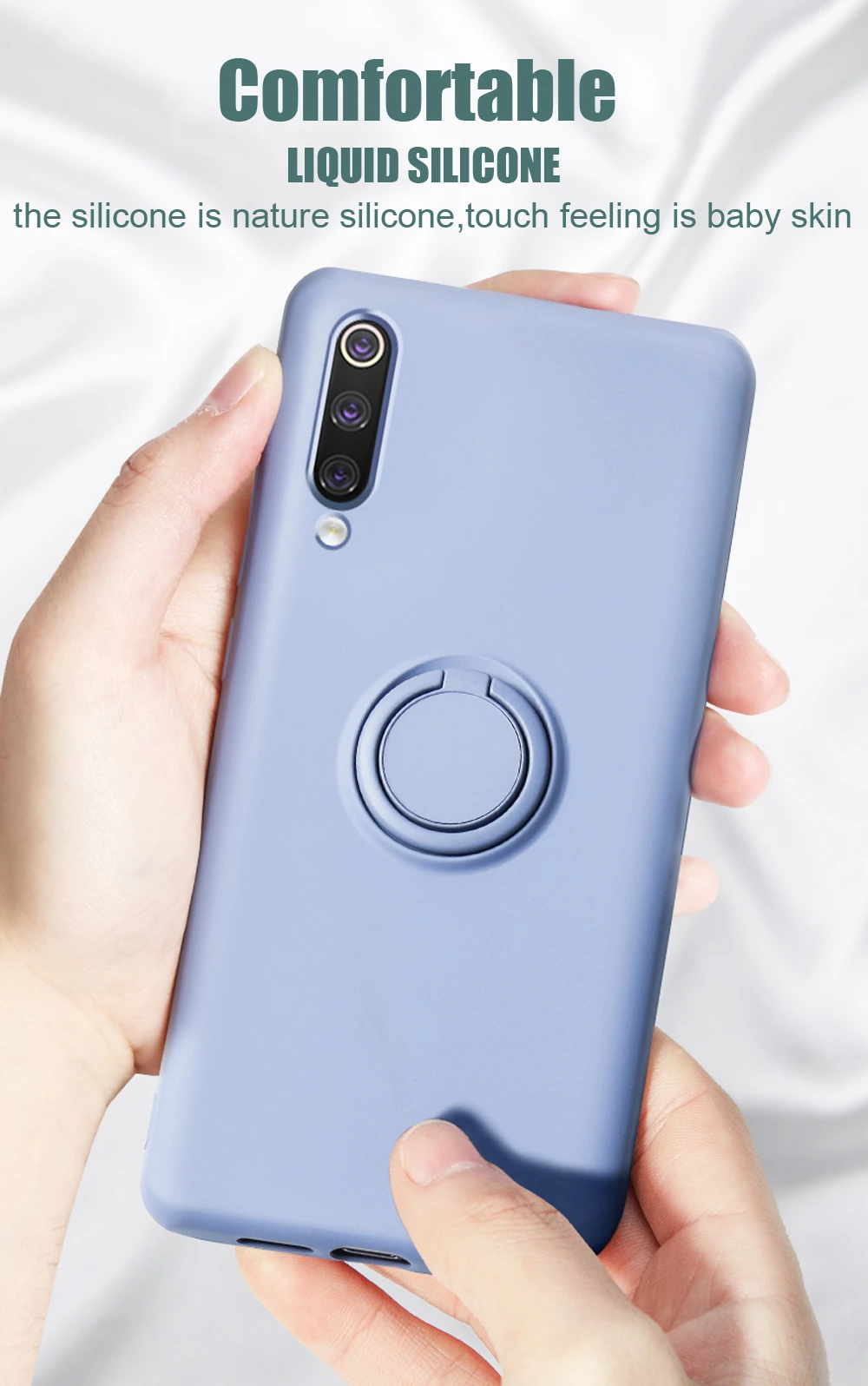 Мягкий силиконовый чехол, чехол для Xiaomi mi 9 SE mi 9 Red mi K20 Pro 9 T, металлическое кольцо-держатель для телефона, силиконовый чехол на Xiaomi mi 9 SE, чехол 9SE