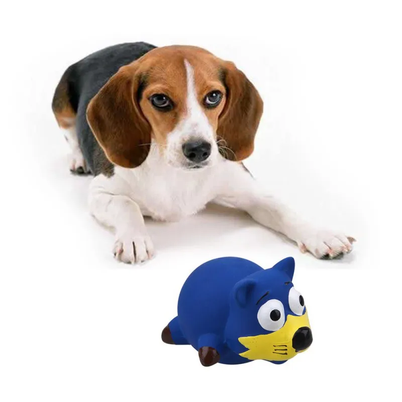 

Pet Dog Chew Toy Latex Screaming Pig Fox Lion Toy Shriek Simulate Cute Interactive Pet Squeak Toy For Sounding Cats Toys