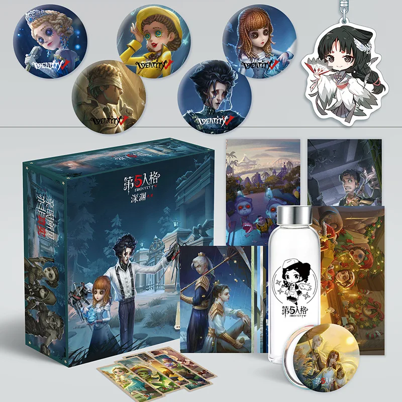 Аниме игра идентичность V постер Игрушка Подарочная коробка значок на булавке