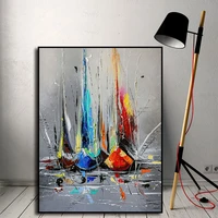 abstract paintings print ready to sail away pictures canvas painting wall art oil painting picture modern livingroom home decor