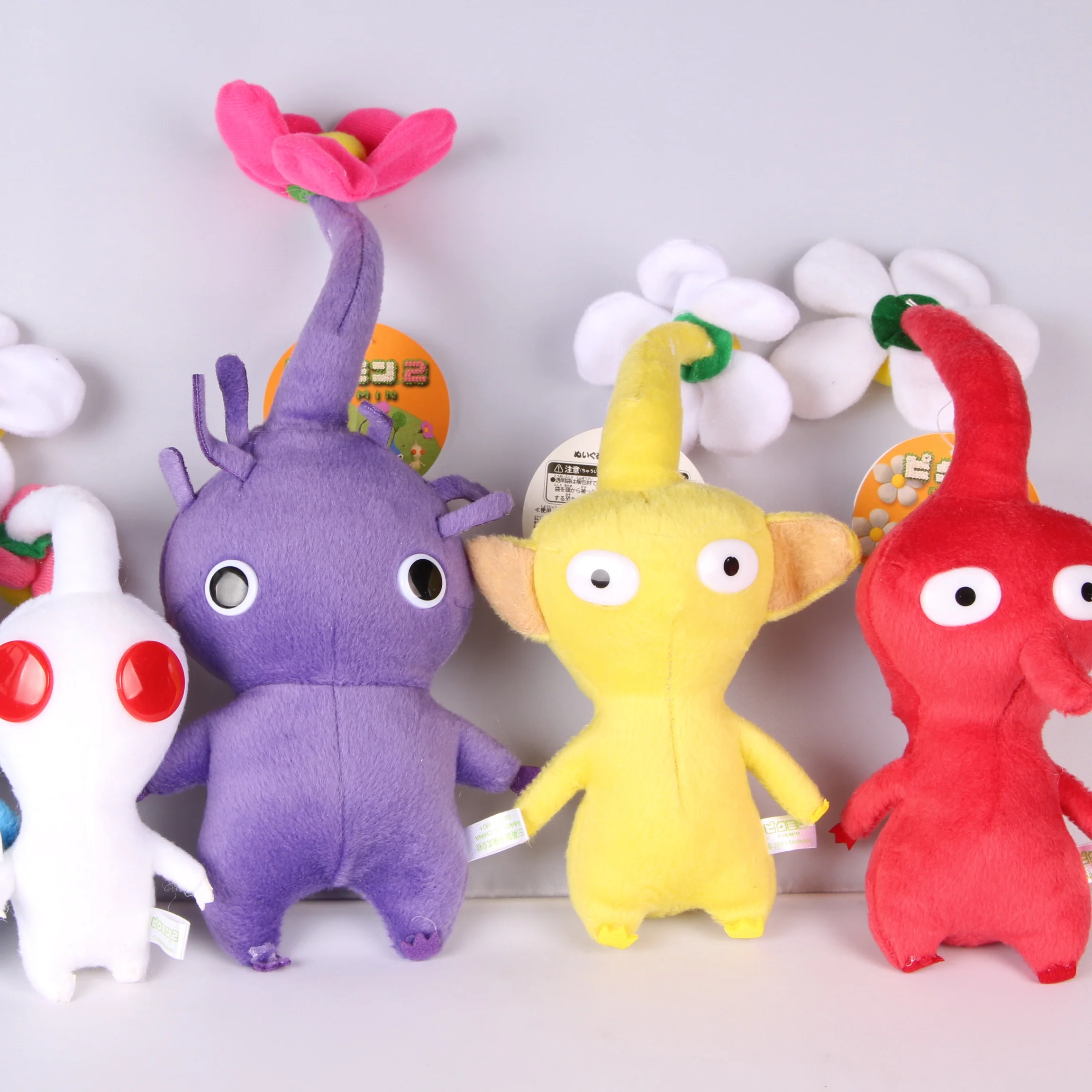 Juguete de peluche de Pikmin para ni&ntilde;os, flor amarilla, roja y azul, regalo encantador para juguetes peque&ntilde;os para ni&ntilde;os, regalo de cumplea&ntilde;os para ni&ntilde;os, novedad de 2021-0
