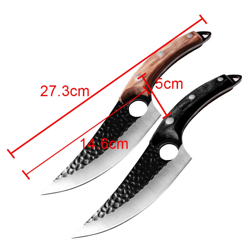 

5.5inch Hunting Knife Meat Cleaver Kitchen Boning Knife Professional Butcher Knife Handmade For Meat Fish Fruit Vegetable Bone