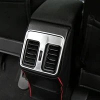 for new honda city fit jazz accessories 2014 2015 abs matte back rear air condition outlet vent cover trim car styling 1pcs