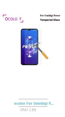 Кожаный чехол ocolor для UMI Umidigi power, кредитный держатель для карт, кошелек, сумка+ силиконовый чехол для UMI Umidigi power Filp, чехол из искусственной кожи