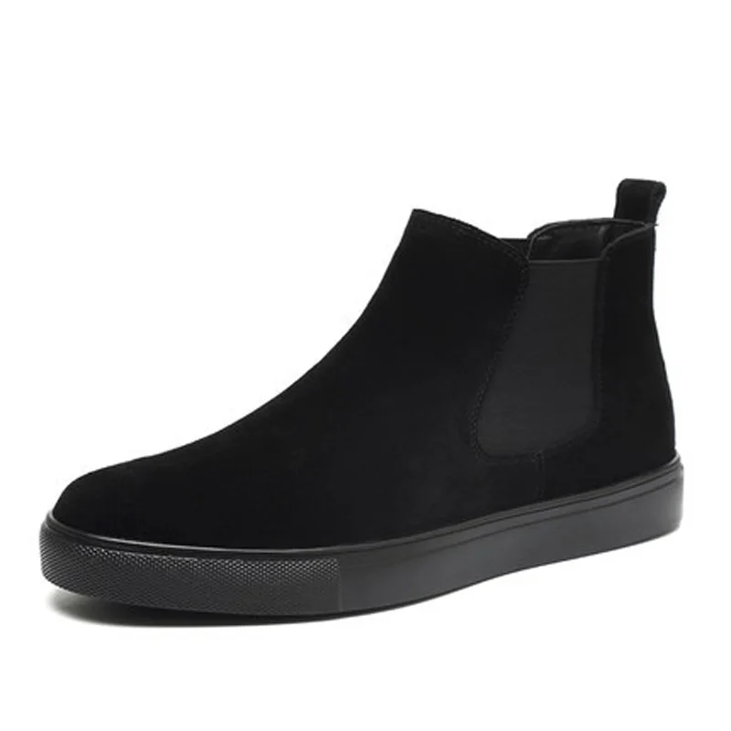 Ботинки Челси мужские из натуральной кожи брендовые Роскошные Модные ботильоны