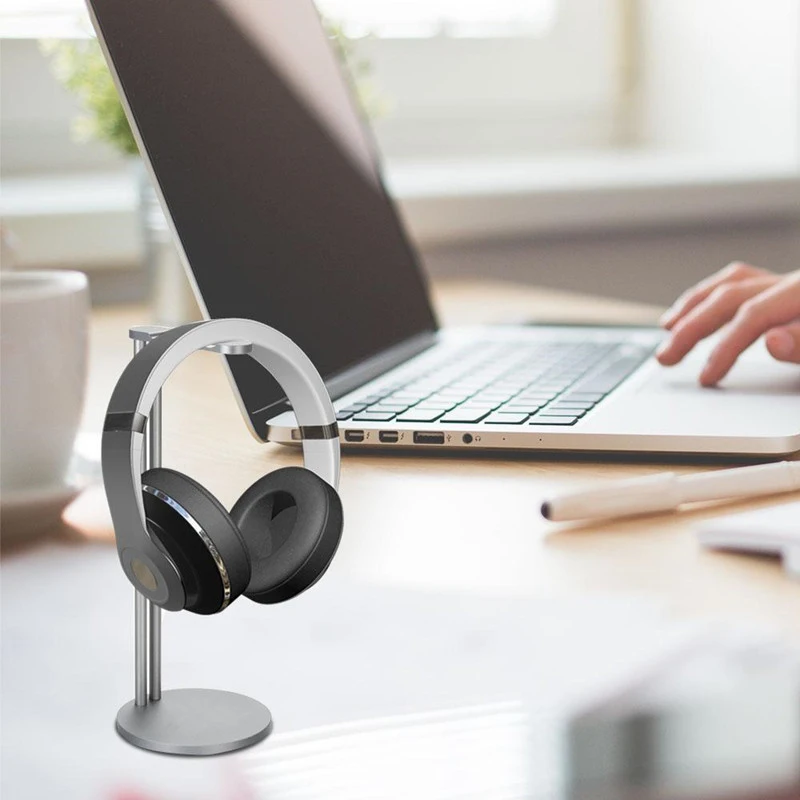 

Universal Headphone Holder Aluminum Earphone Gaming Headset Desktop Display Stand Bracket Rack Hanger PC Monitor Wall Hook