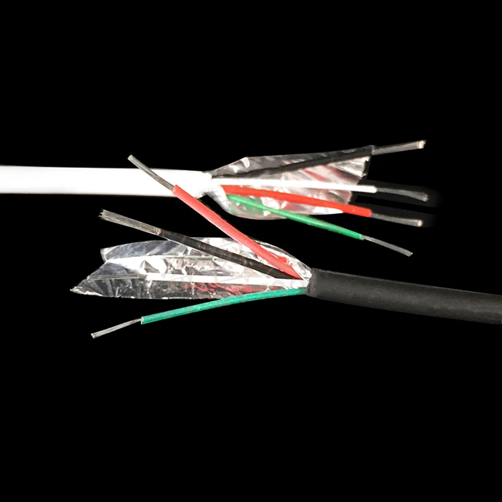 4-жильный USB-кабель для Android кабель передачи данных экранированный из алюминиевой