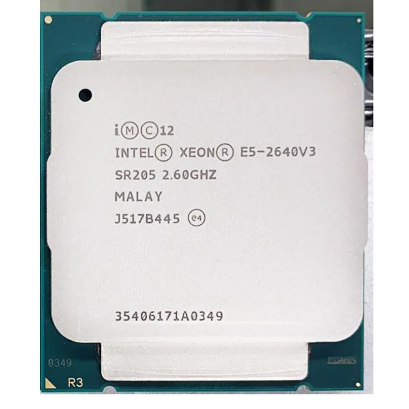 Procesador Intel Xeon E5 2640 V3 E5 2640V3 SR205 2,6 Ghz 8 Core 90W Socket LGA 2011-3, adecuado para placa base X99