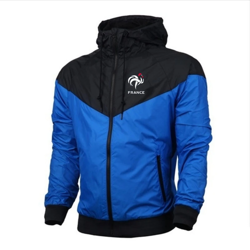 

fashion men's windbreaker brand Harajuku Design Printed Jacket Sports Top street hoodie zipper thin t coat casual jacket