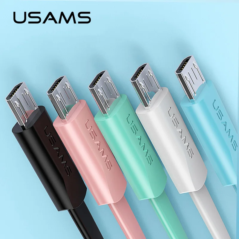 Кабель Micro USB USAMS 2A быстрая зарядка мобильный телефон кабель для передачи данных