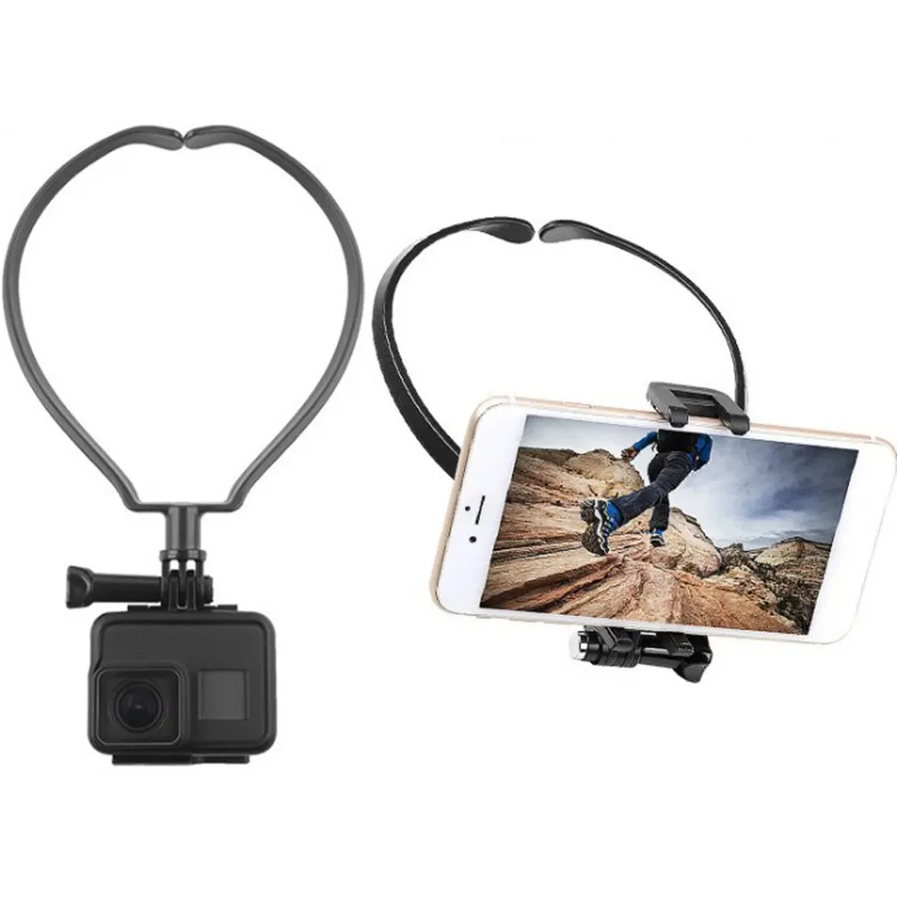 

Newest For GoPro Action sports Camera Neck Mobile Hanging Holder Hold Mount Lanyard Strap Accessories Smartphone Mount Bracket