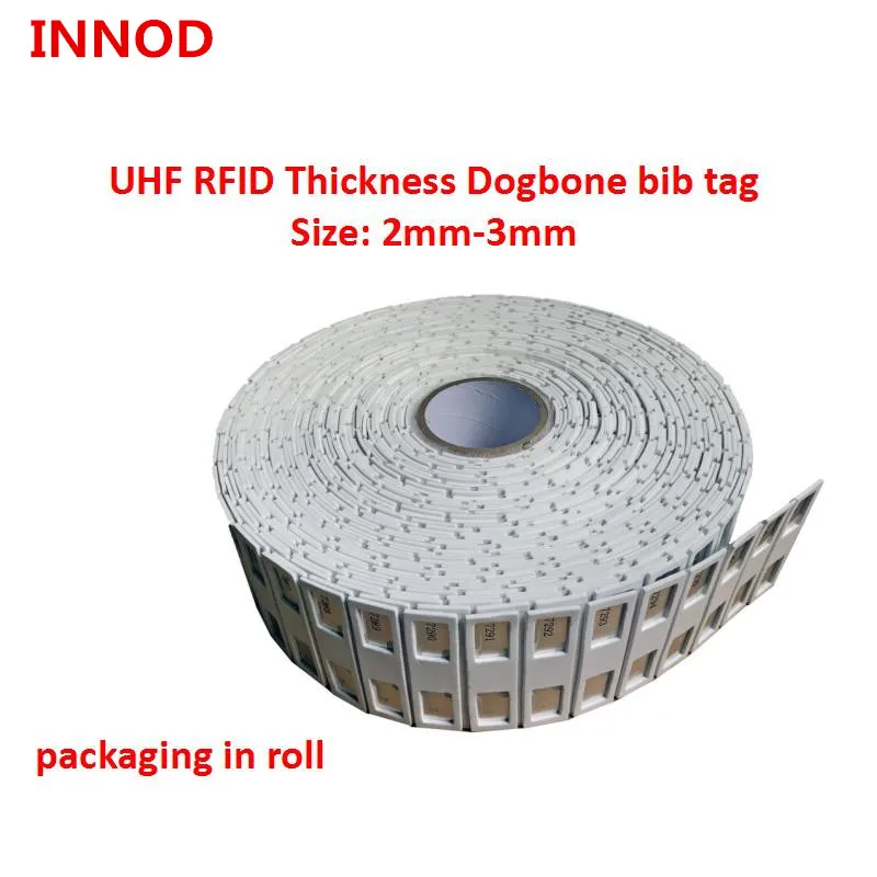 Чип impinj monza R6 2000 шт./лот 860-960 МГц прочный чип Dogbone RFID инкрустация smartrac транспондеры