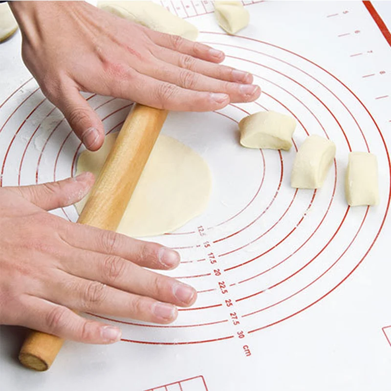 Kitchen Tools Silicone Baking Sheet Pad Rolling Dough Pastry Cakes Bakeware Liner Mat Oven Pasta Pizza Cooking Accessories | Дом и сад