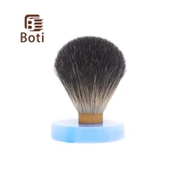 boti brush shd black badger hair knot bulb shape shaving brushing knot