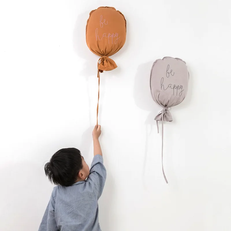 

Cotton Balloon Pillow Wall Hanging Ornaments for Kids Room Ballons Nordic Baby Nursery Decoration Party Photography Props
