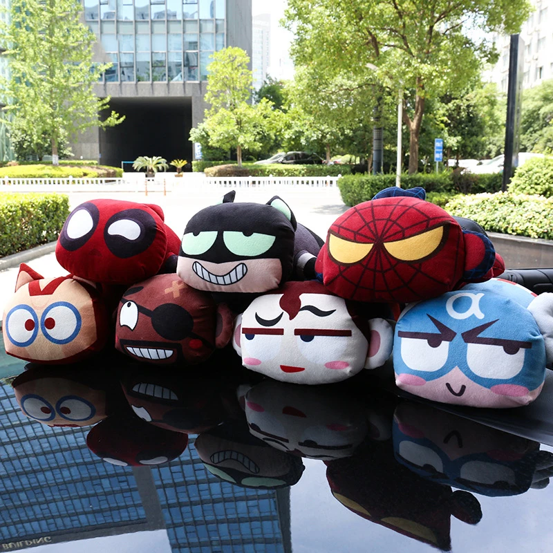 Car Air Freshener Bamboo Charcoal Bag Spiderman Super Hero Activated Carbon Odor Auto Decoration Ornaments Car Accessories