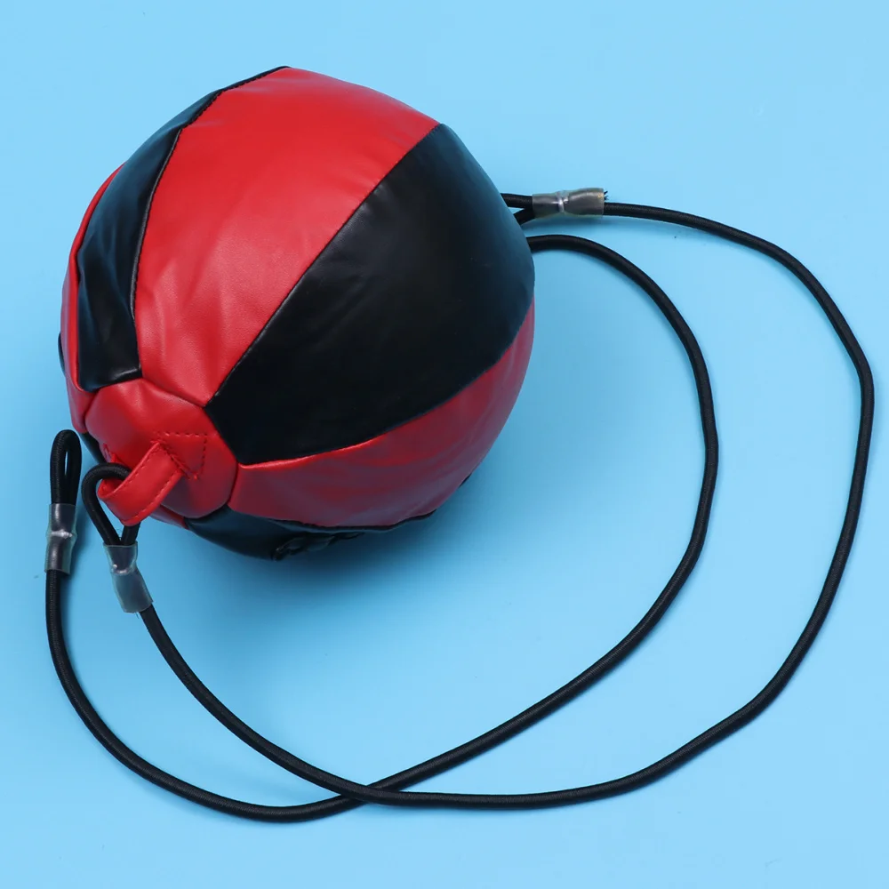 

Elastic Training Hanging Boxing Professional Boxing for Punching Training Workout Exercise Agility Training (Red)