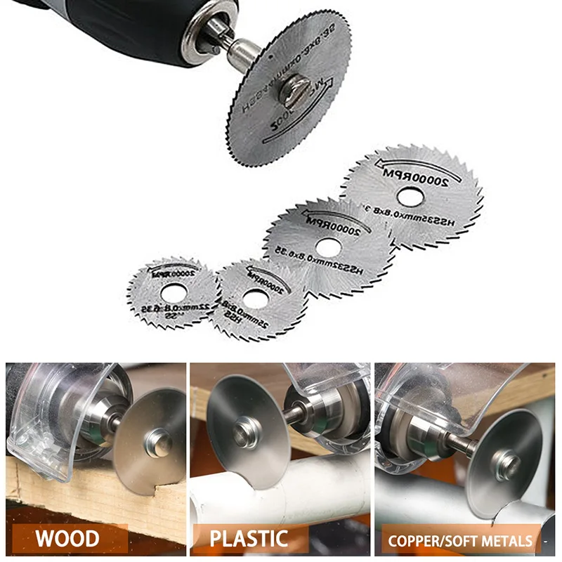Electric Grinder Saw Blade Woodworking Tool Accessories High Speed Small Diamond Resin Cutting Disc Saw Blade Grinding Wheel Set