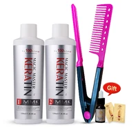 mmk magic master keratin hair treatment without formalin 120ml purifying shampoo professional for hair comb smell coconut oil