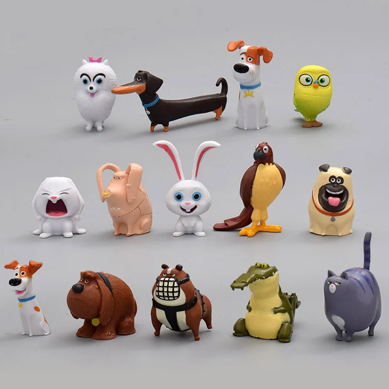 Genuine Dolls Secret Life Pets Action Figure PVC Pets Model 