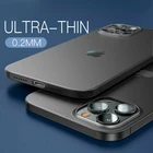 Ультратонкий полипропиленовый чехол 0,2 мм для iPhone 12 Pro Max 11 X Xr Xs Max, прозрачный чехол для iPhone 12 Mini SE 2020 6 6S 7 8 Plus, чехлы