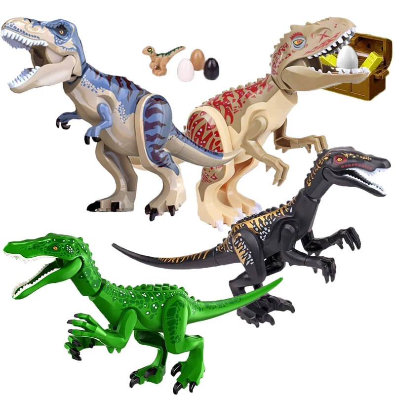 

KF822 Building Blocks Dinosaur Big Size X-Tyrannosaurus Rex With Eggs Big Learning Figures Toys Gift For Children