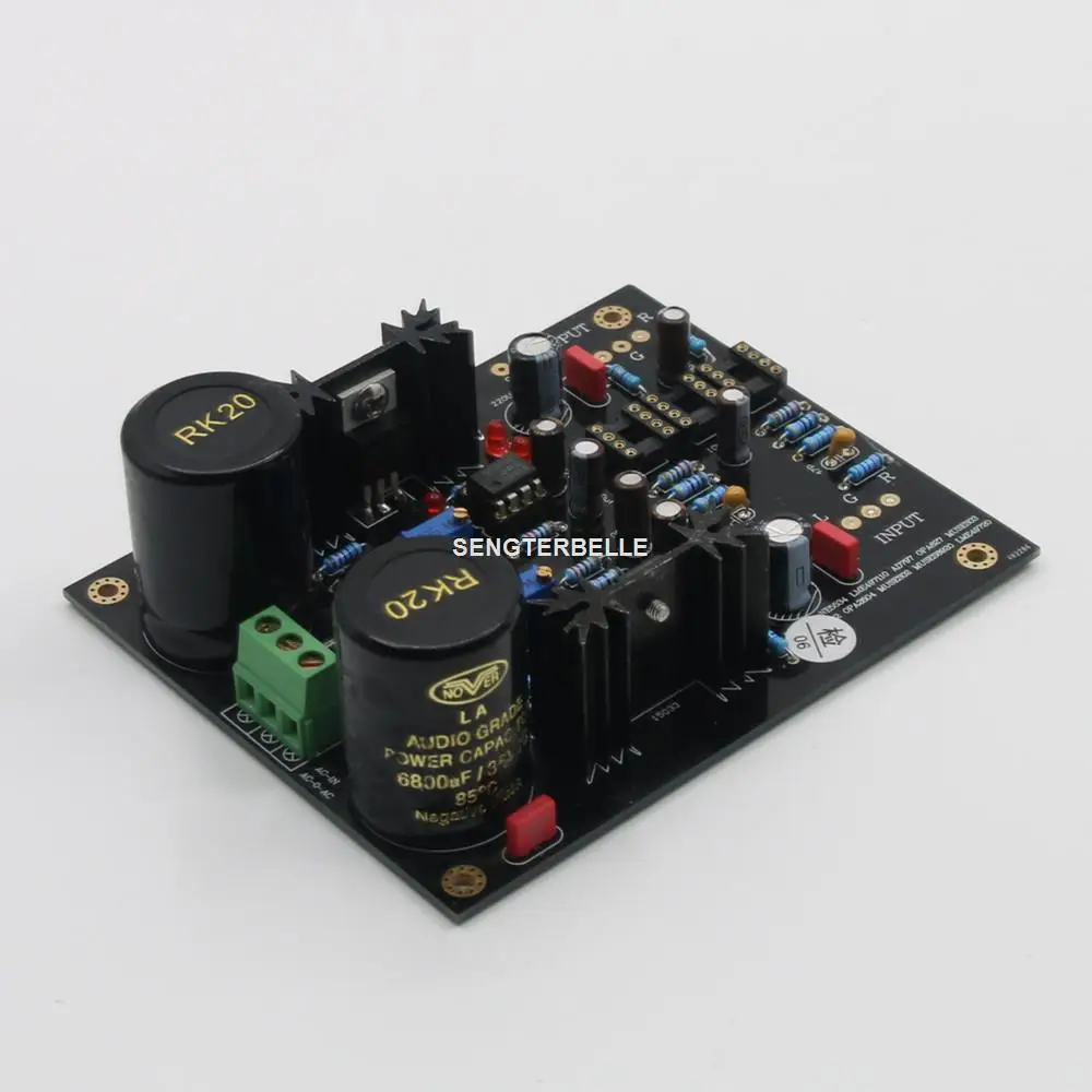 

Hifi Op-Amp Preamplifier Board With Jung Super Power Supply Circuit