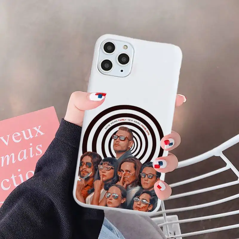 

Fundas Umbrella Academy Phone Case White Candy Color for iPhone 6 7 8 11 12 s mini pro X XS XR MAX Plus