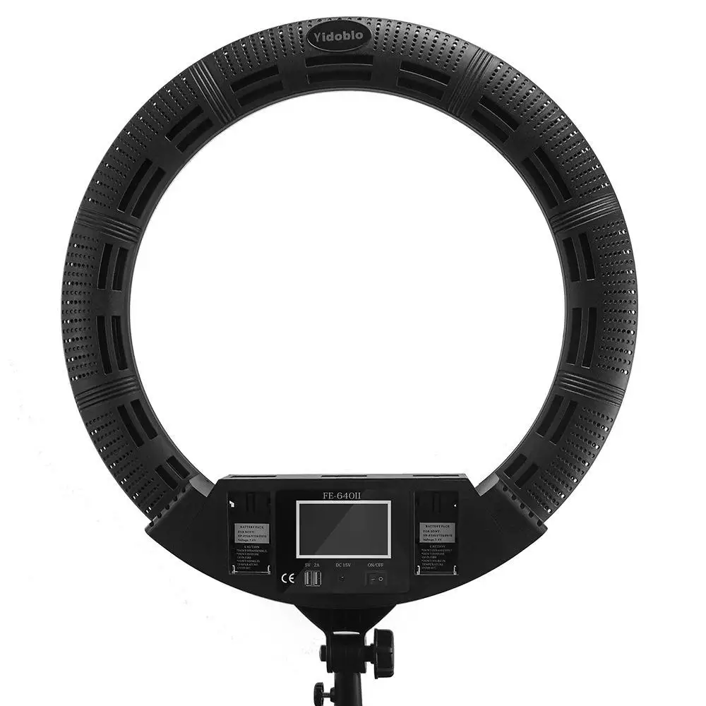 

Yidoblo FE-640II 22inch Ring Light Lamp 100w Cold Light Warm Photography Lighting 3200K-5500K for Photo Studio Video Fill Light
