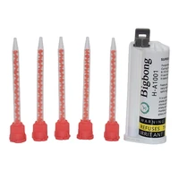 50ml 101 white ab glue adhesives with 5pc 101 static mixing nozzles for 50ml ab glue gun dispenser 101 manual caulking gun