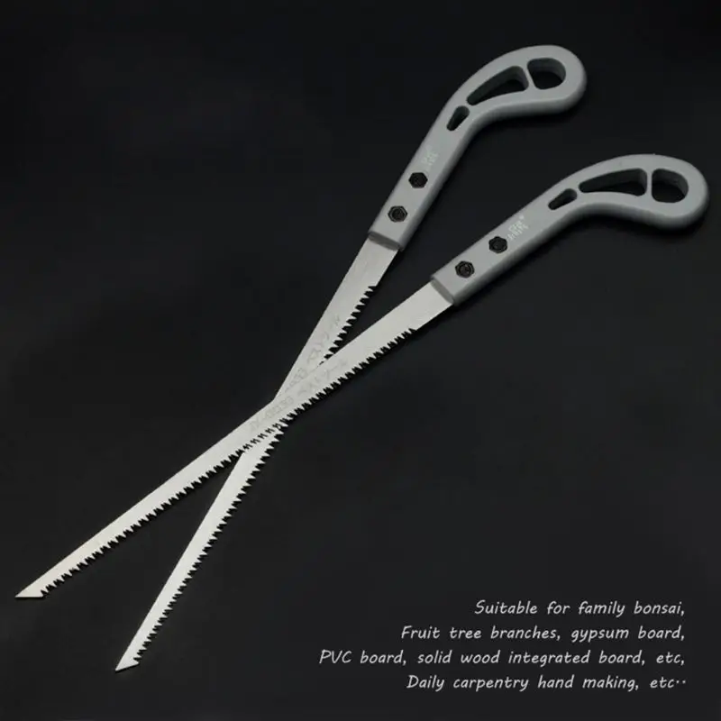 

Heavy Duty Extra Long 9" Blade Hand Saw for Tree Pruning Wood Camping Carpenter Sawing Woodworking Tool