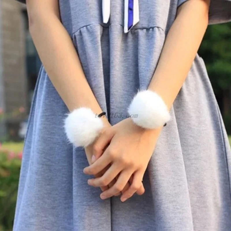 Женская милая веревка для волос карамельного цвета эластичная пушистая