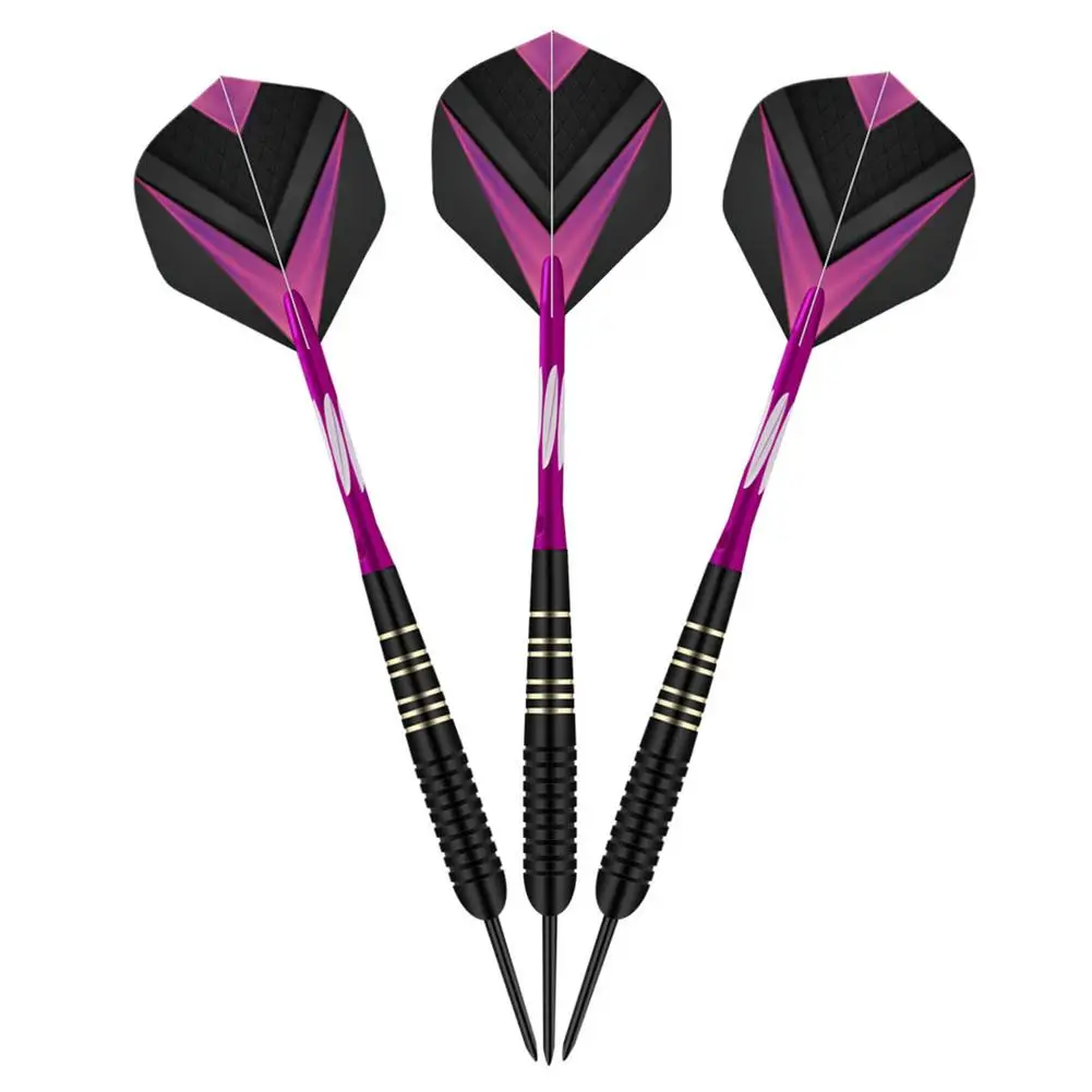 

Metal Dart Supplies Steel Tip Aluminum Shafts Brass Barrels Darts 3PCS Entertainment Relaxation Aiming Darts Professional Saf