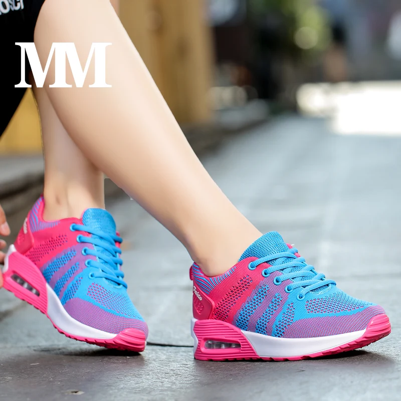 

Shoes for Women Platform Shoes Spring /Autumn Air Cushion Fashion Running Shoes Sports Colorful Breathable Comfortable Lace-up