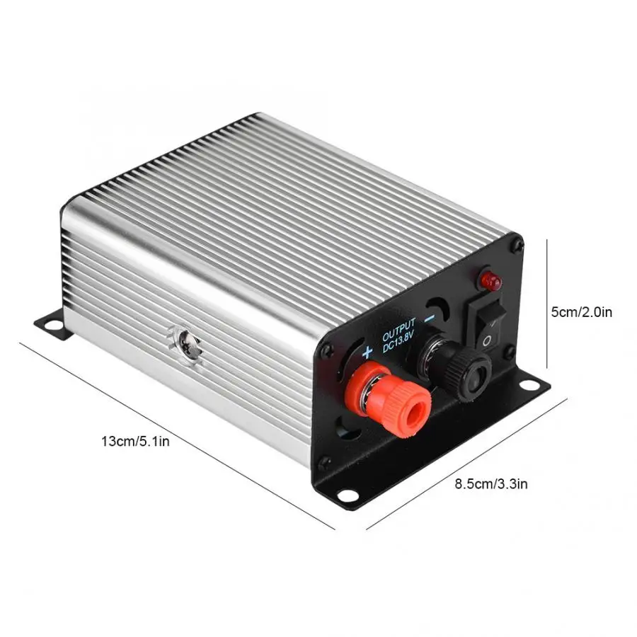 DC 24V до 13 8 V 45A переключение Питание силовой трансформатор для авто мобильное