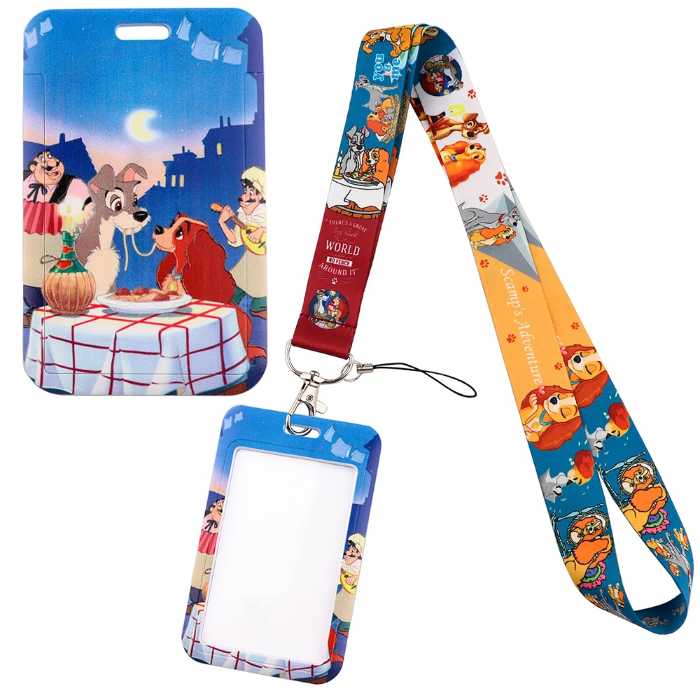 YQ357 Женский и тромбовидный шнурок брелок для банковского кампуса держатель карт