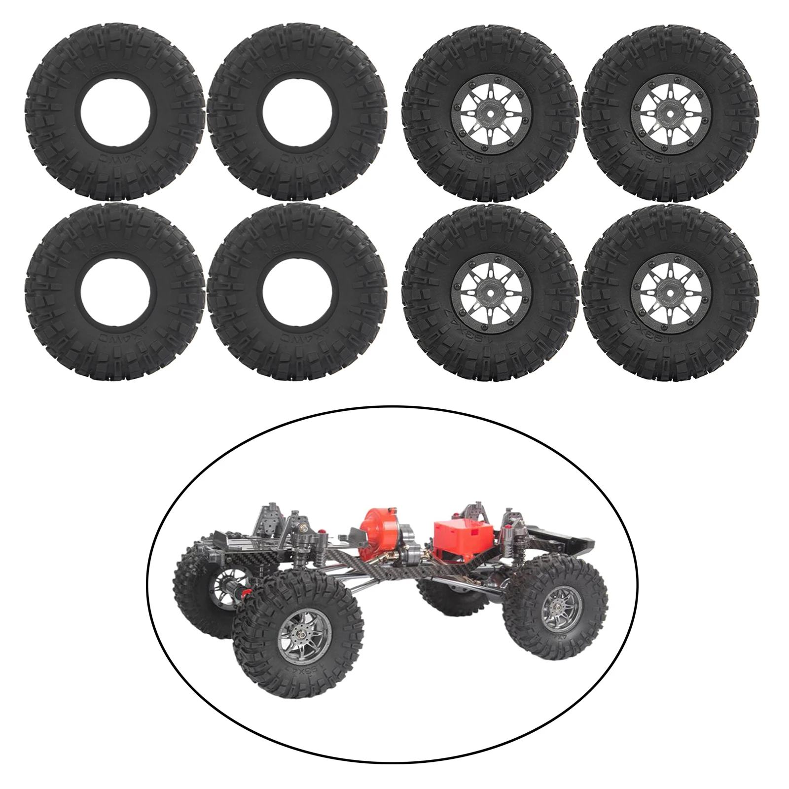 

Радиоуправляемые шины на гусеничном ходу для SCX10 1/10 4WD, высокоскоростной Радиоуправляемый гусеничный автомобиль, «сделай сам», хобби, модиф...