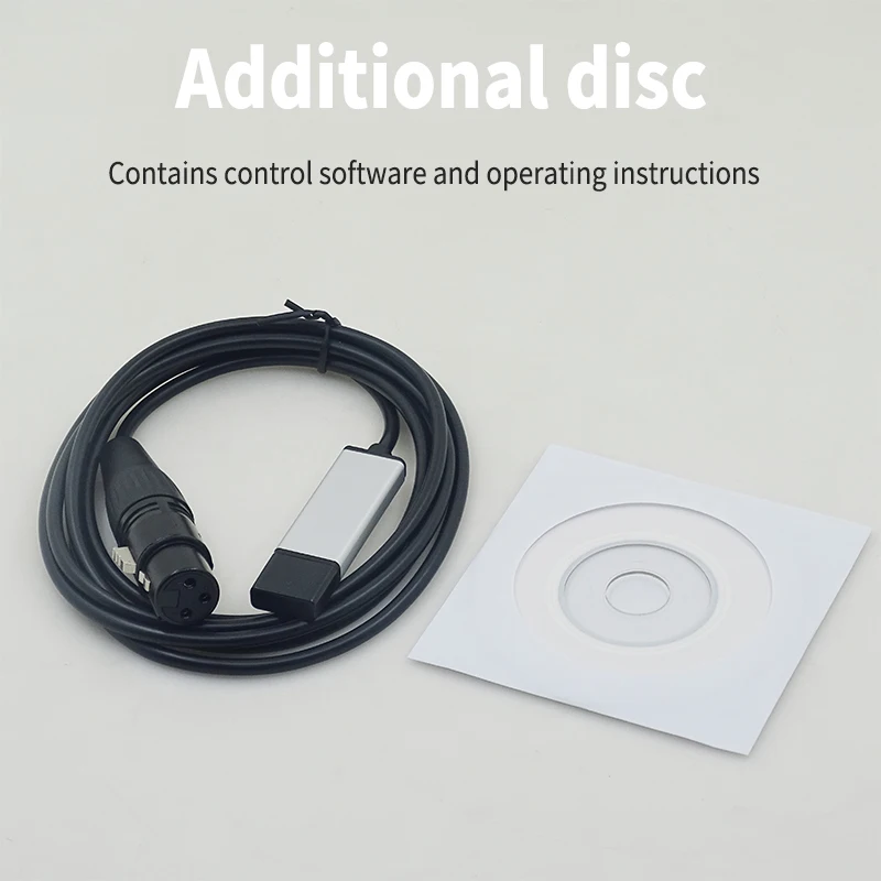 Адаптер интерфейса USB к DMX светодиодный DMX512 компьютерный ПК контроллер освещения