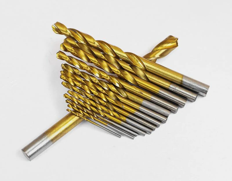 Набор сверл из быстрорежущей стали с титановым покрытием 1 5 10 мм 118