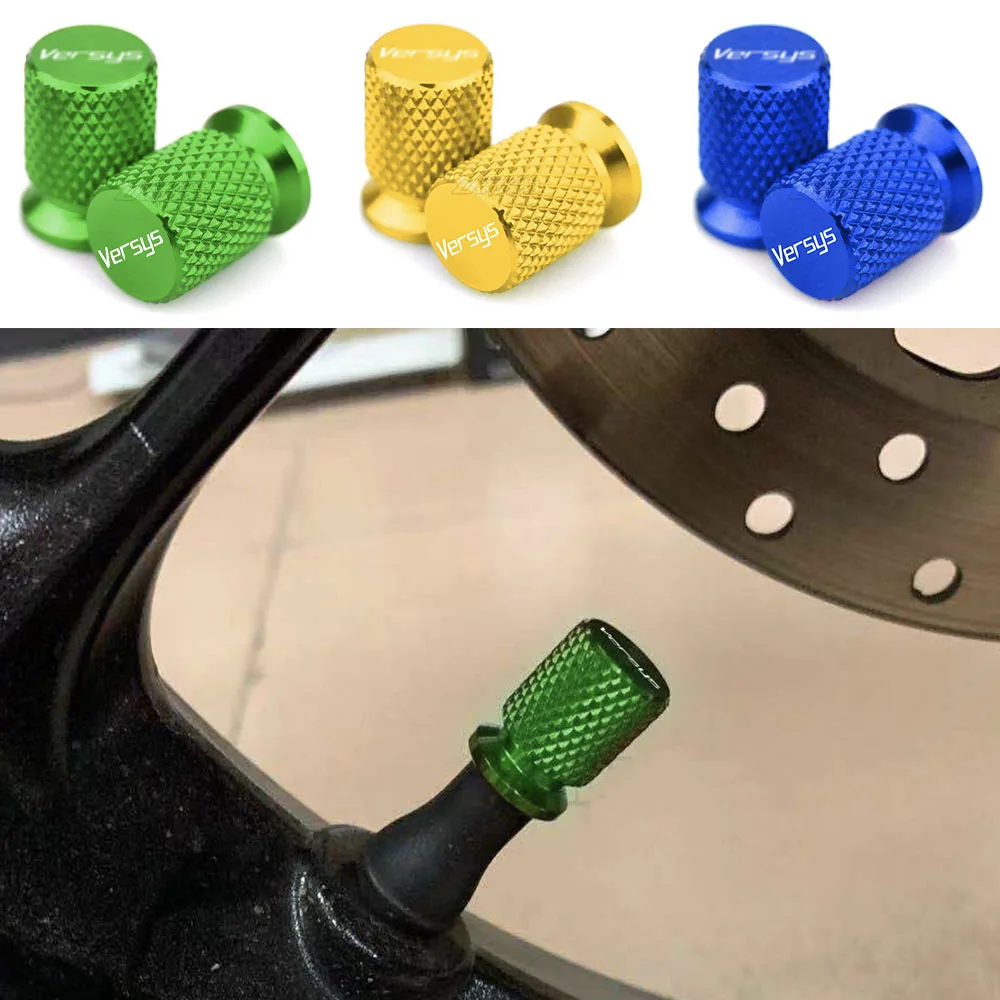 

Motorcycle Tire Valve Tyre Air Port Stem Cover Cap Plug CNC Accessories For Kawasaki VERSYS-X300 VERSYS 650/1000