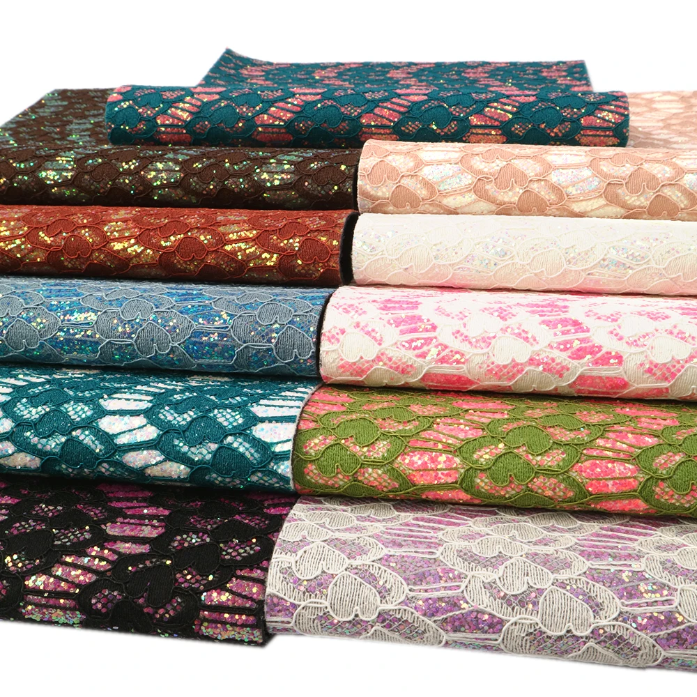 Аксессуары David 20*33 см блестящая кружевная искусственная кожа ткань бант для волос