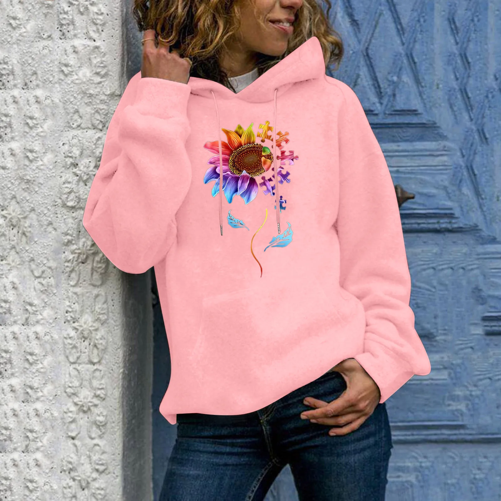 

Oversized Hoodies Women Aesthetic Print Long Sleeve Sweatshirts Casual Pullover Autumn Oversized Hoody Clothes Hoodies Sudaderas