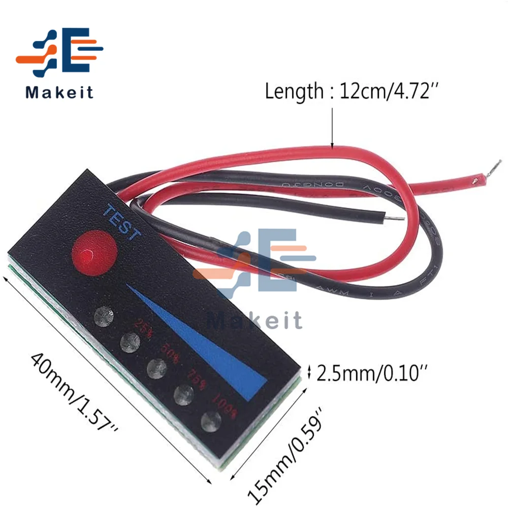 Индикатор уровня свинцово-кислотных батарей тестер 1S 2S 3S 4S 5S 6S 7S ЖК-дисплей