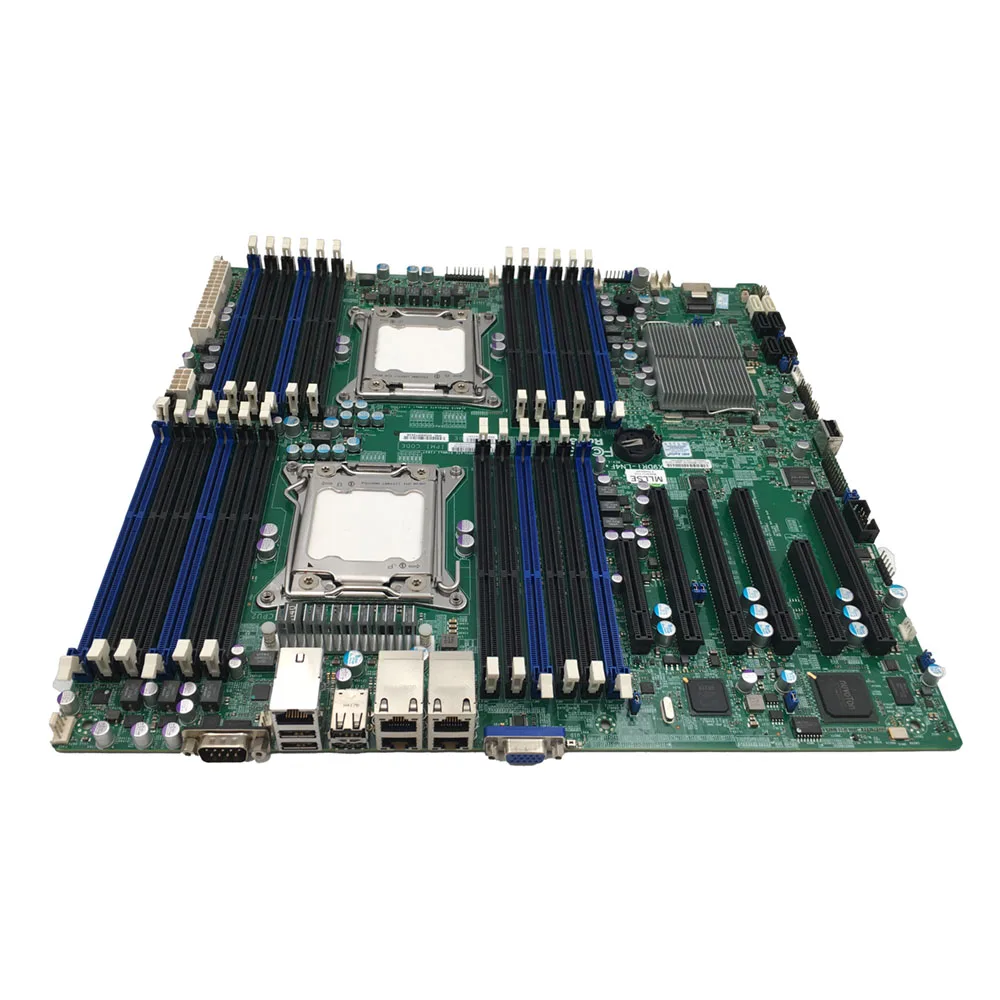 Оригинальная Серверная материнская плата для Supermicro X9DRI-LN4F + LGA2011 X79 REV1.20A Отличный