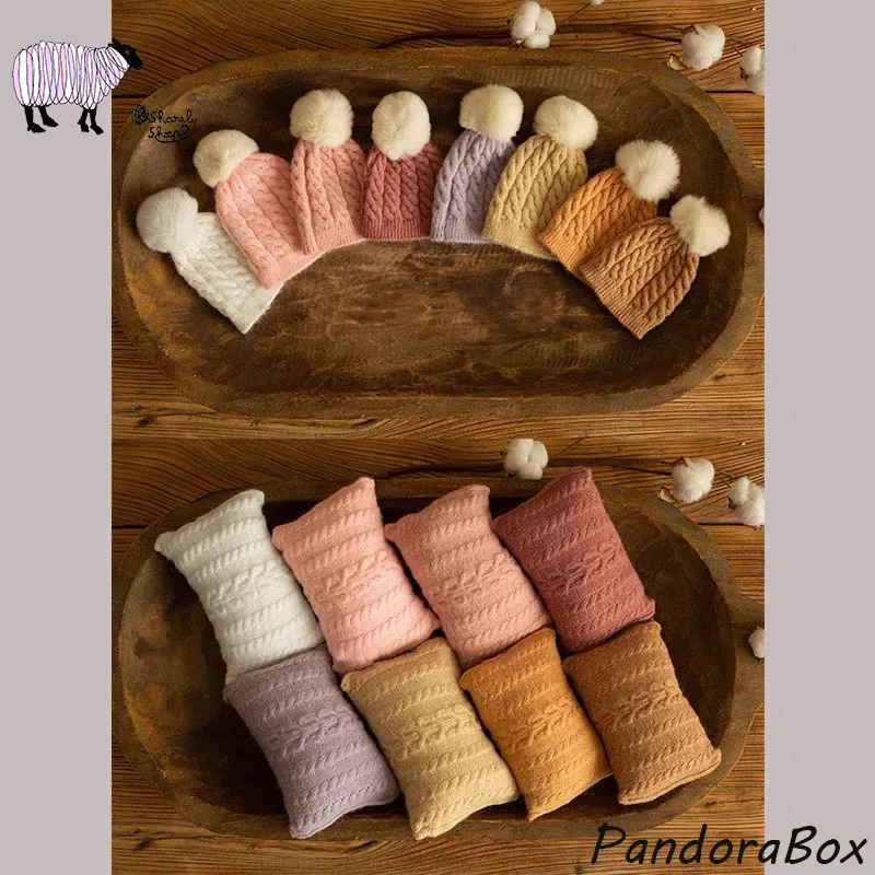 

Реквизит для фотосъемки новорожденных вязаная шапка для новорожденных малышей мальчиков девочек вязаная шапка + подушка наряды Аксессуары для фотосъемки