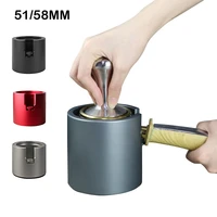 5158mm aluminum alloy coffee filter handle holder espresso mat stand coffee tamper base rack coffee accessories barista tools