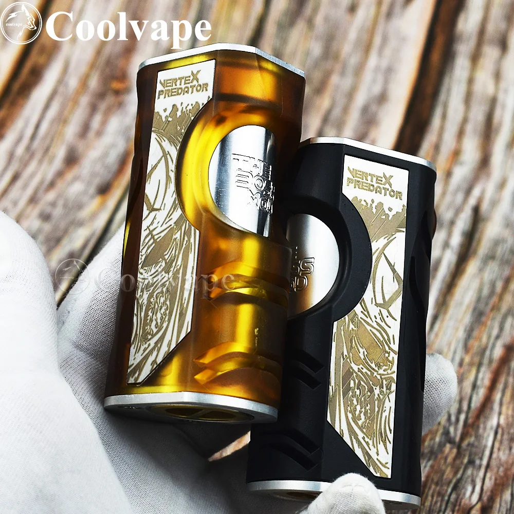 Coolvape vertex мод 18650/20700 аккумулятор алюминий + pei/pom материал механический подходит