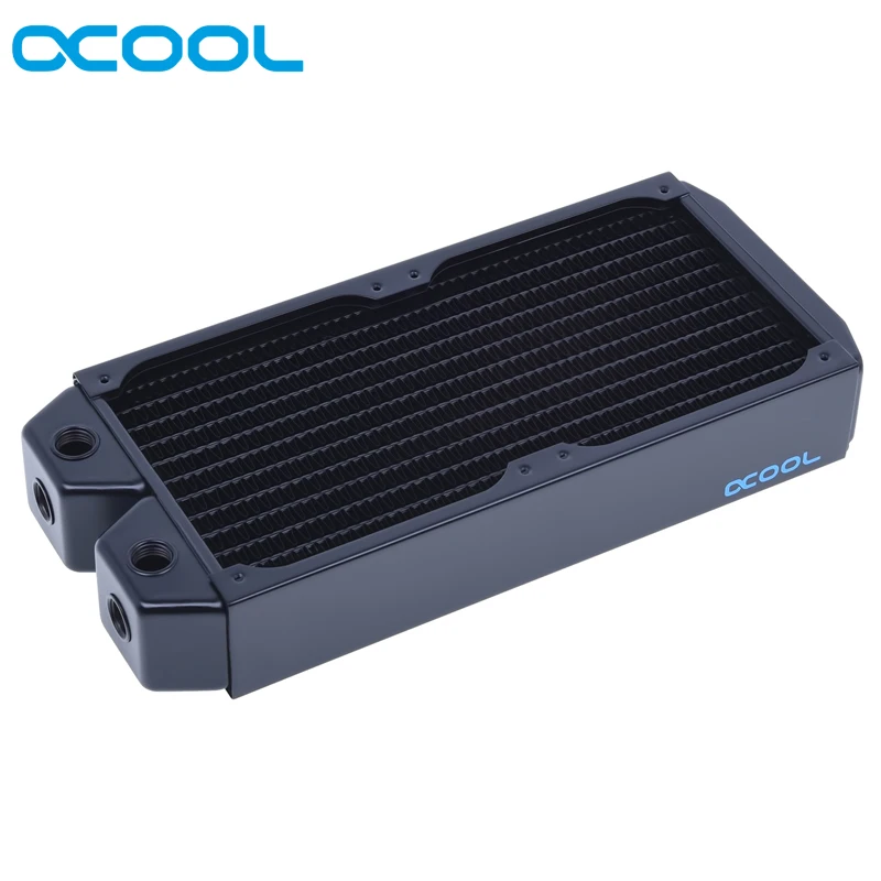Alphacool XT45 полностью медный 120 мм, 240 мм, 360 мм, 480 мм, 45 мм толстый радиатор водяного охлаждения компьютера cooler master