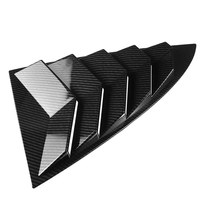 

2Pcs Carbon Fiber Side Window Vent Scoop Louver for Tesla Model 3